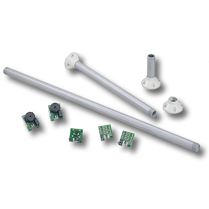 Federal Signal MicroStat MSLBRCKT Wall Mounting Bracket, 3.45 in H x 2 in W x 3.45 in D, For Use With Status Indicator